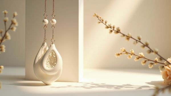 Habillez votre style avec des boucles d'oreilles en porcelaine uniques