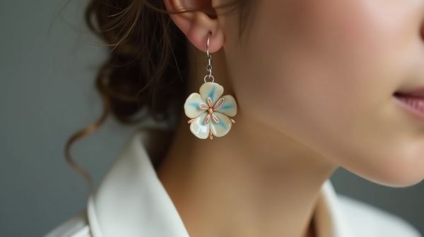 Habillez votre style avec des boucles d'oreilles en porcelaine uniques